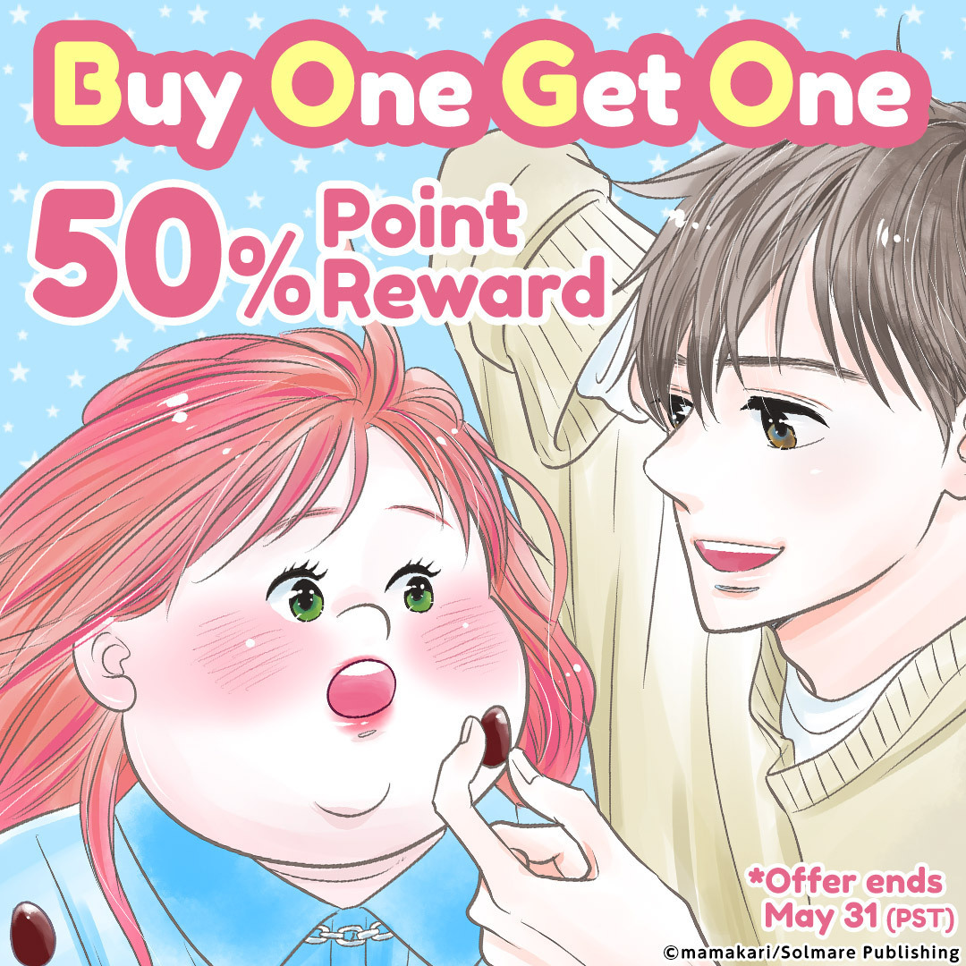 🎊 𝐁𝐎𝐆𝐎 50% Point Reward 🎊

Buy one, get a 50% point reward on your second purchase 🎁
For more details, see below!
👉bit.ly/3xUALsD

#MangaPlaza #manga