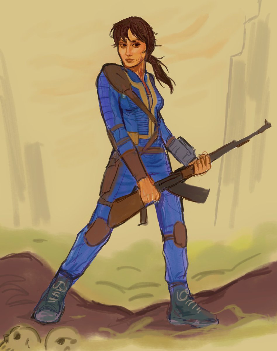 i can’t stop drawing herrr #fallout