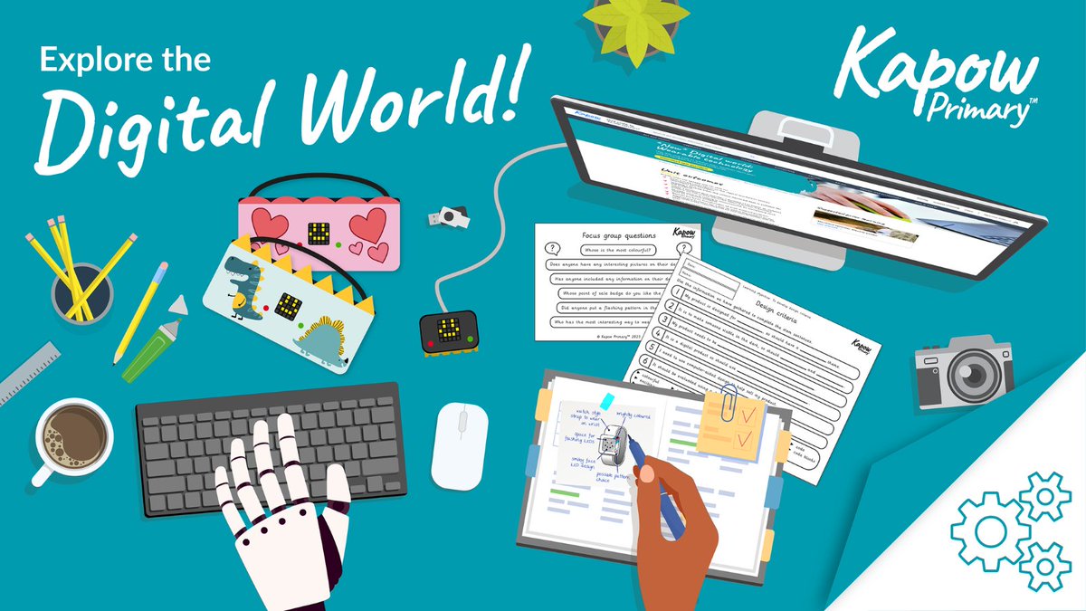 👩‍🏫 Tackling #DigitalLearning in the #PrimaryDT curriculum can by tricky? Kapow Primary's got you covered! Explore our #KS2 Digital World: hands-on coding, online safety & more. Take out a free trial here: ow.ly/SCKx50R5FbG #STEM