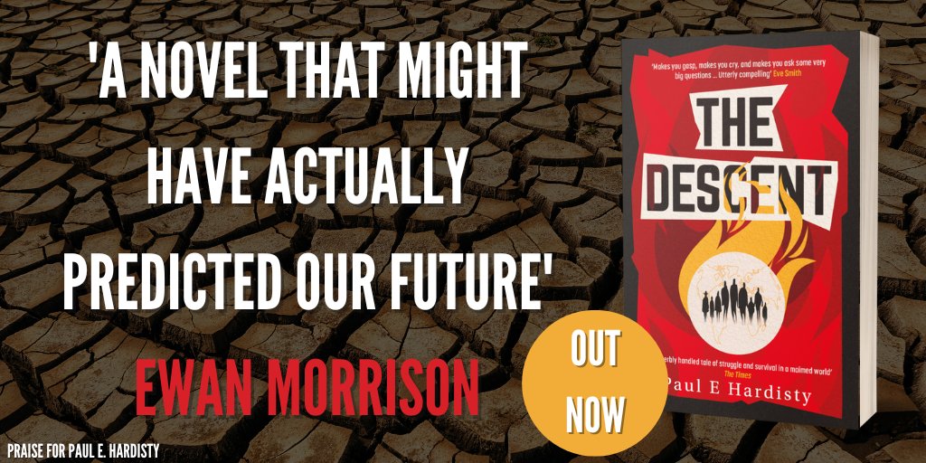 OUT NOW!

🔥@hardisty_paul's BREATHTAKING #ClimateEmergency #thriller #TheDescent

A young man and his family set out on a perilous voyage across a devastated planet to uncover what led the world to disaster…

📲bit.ly/3uKkAwE  
📕bit.ly/3Mm6NSD