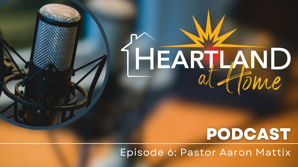 Join us in welcoming Pastor Aaron Mattix from Heartland Church Lakeville/Biker Church of the Heartland to the Heartland at Home Podcast! 🎧 Tune in for some soul-stirring conversations at: buff.ly/4aPLFOx 
#HeartlandChurch #HeartlandAtHomePodcast