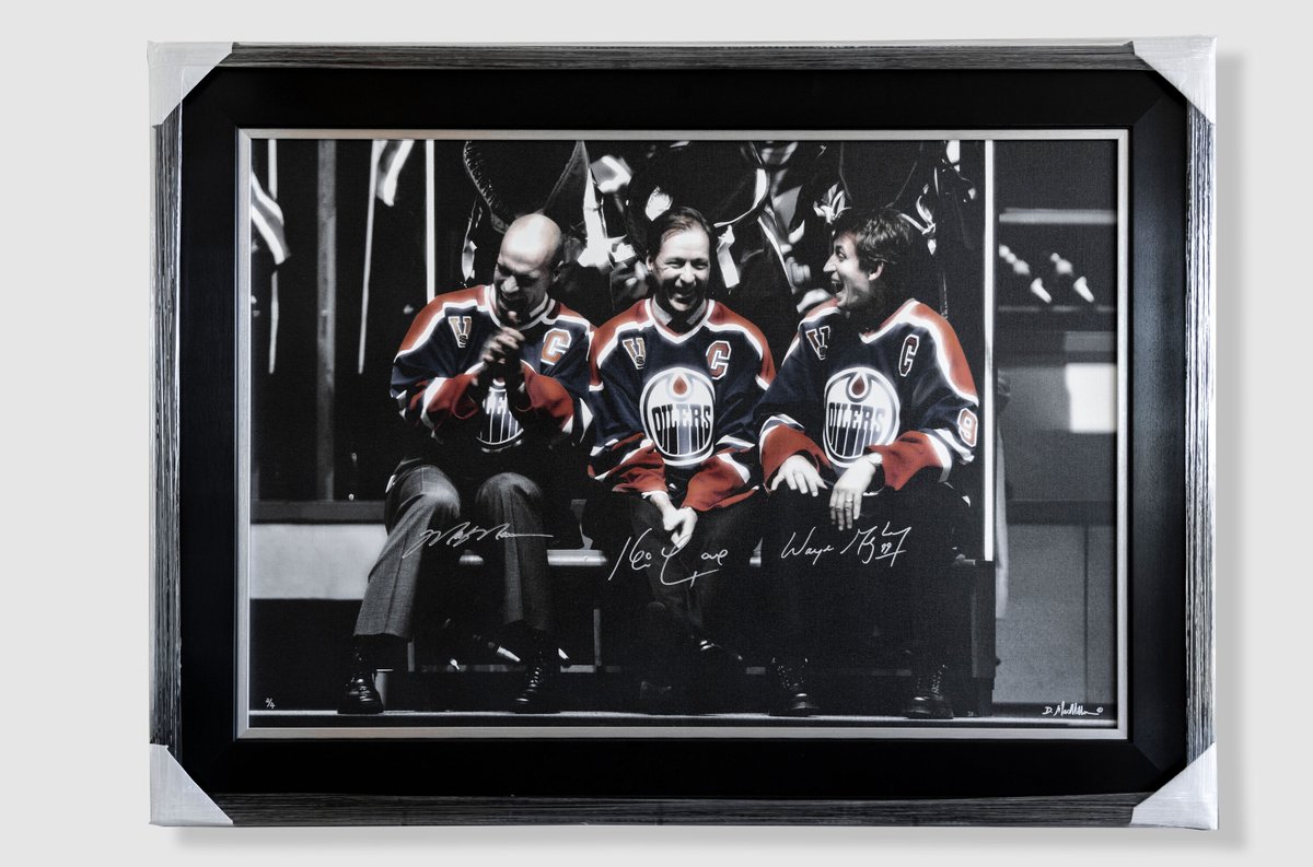 🟠🔵 #LetsGoOilers🟠🔵 
Exciting news! @StreamFlo donated a rare signed print of #Oilers legends Gretzky, Lowe, & Messier for auction. Funds support buying MRI tech for The Cross #Cancer Institute. 

Bid now: app.bidbeacon.com/#/auction/3YRN…

#NHL #Yeg @albertacancer @Oil_Foundation