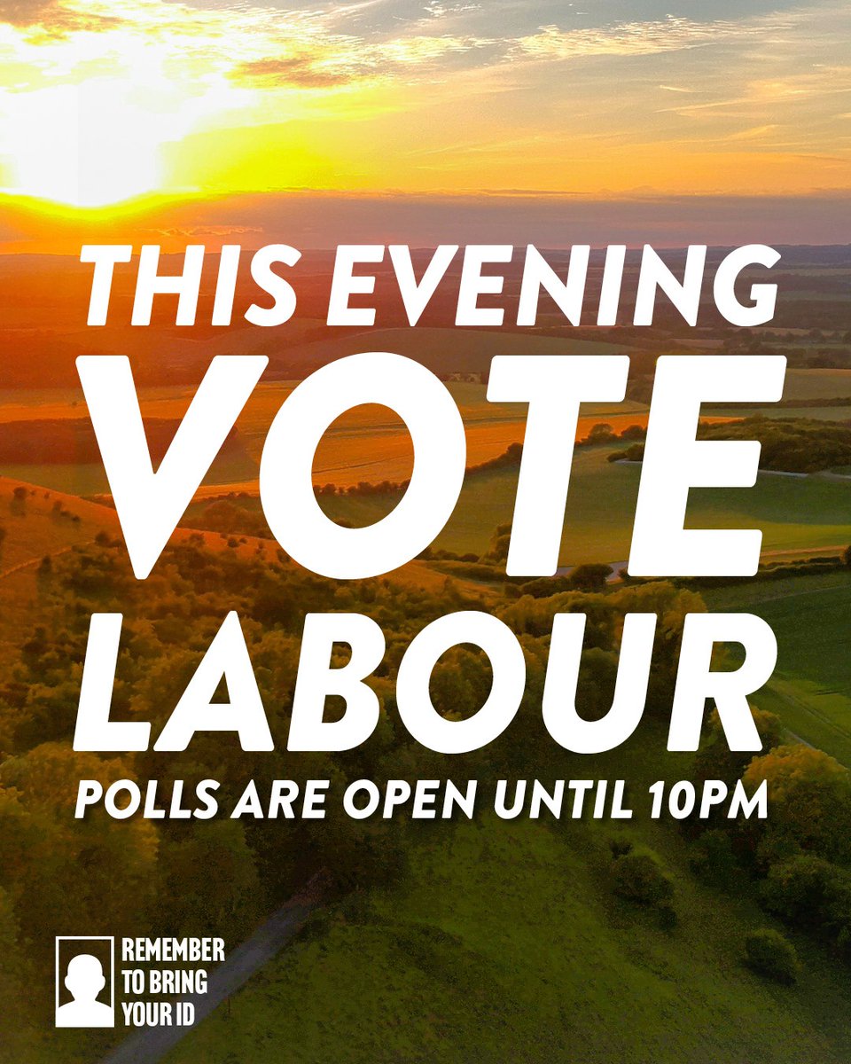 Polls are open until 10pm. Don't forget you need photo ID to vote in council and Police and Crime Commissioner elections 🌹