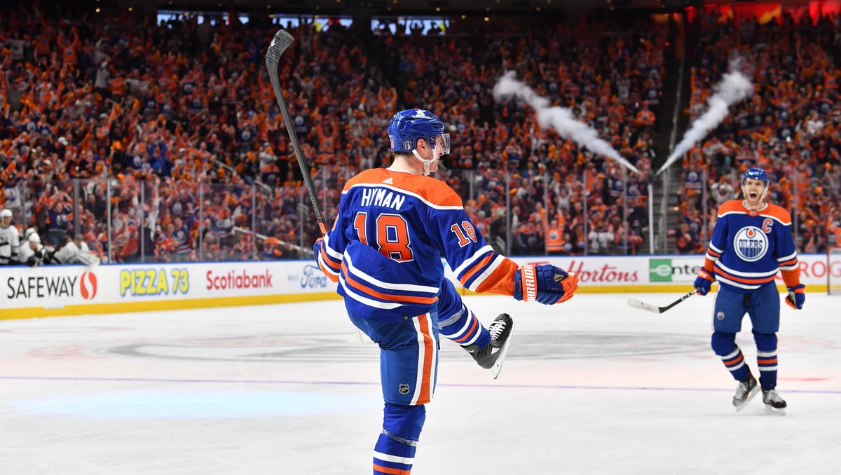 Game 5️⃣ is on tap TONIGHT at #RogersPlace! #LetsGoOilers⁠ MHHe: 6:00 PM Outdoor Watch Parties: 6:30 PM⁠ Doors: 6:30 PM Puck Drop: 8:00 PM Tickets: EdmontonOilers.com/Tickets Studio 99: RogersPlace.com/Studio99 Parking: IceDistrict.com/Parking 50/50: edmontonoilers.com/5050TW