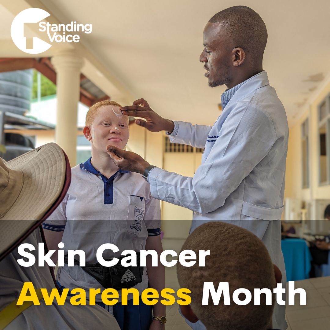 ☀️Today marks the first day of #SkinCancerAwarenessMonth! For the month of May, we will be sharing stories, videos and information to raise awareness on skin cancer and champion persons with #albinism and their allies. 📌Watch this space!