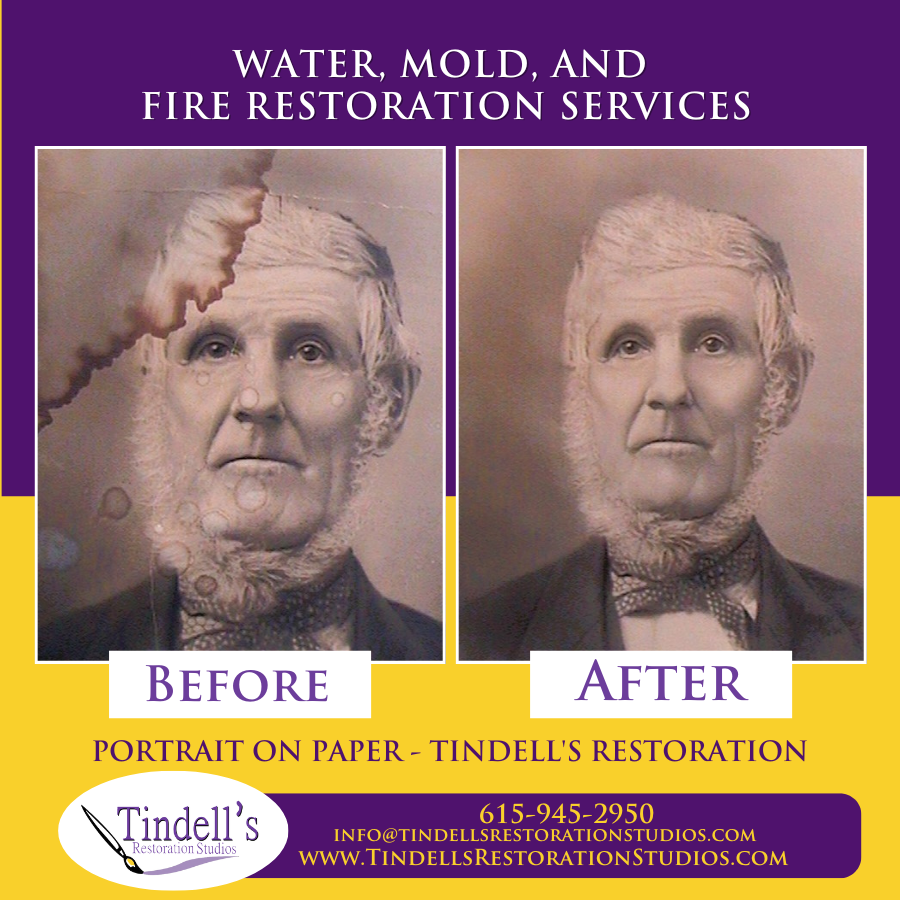 Imagine a cherished portrait on paper, damaged by water spots and tears, making memories fade before your eyes. Our expertise in water, mold, and fire restoration brings memories back to life. 

#Restoration #WaterDamage #PaperRestoration

bit.ly/3PyCt7K