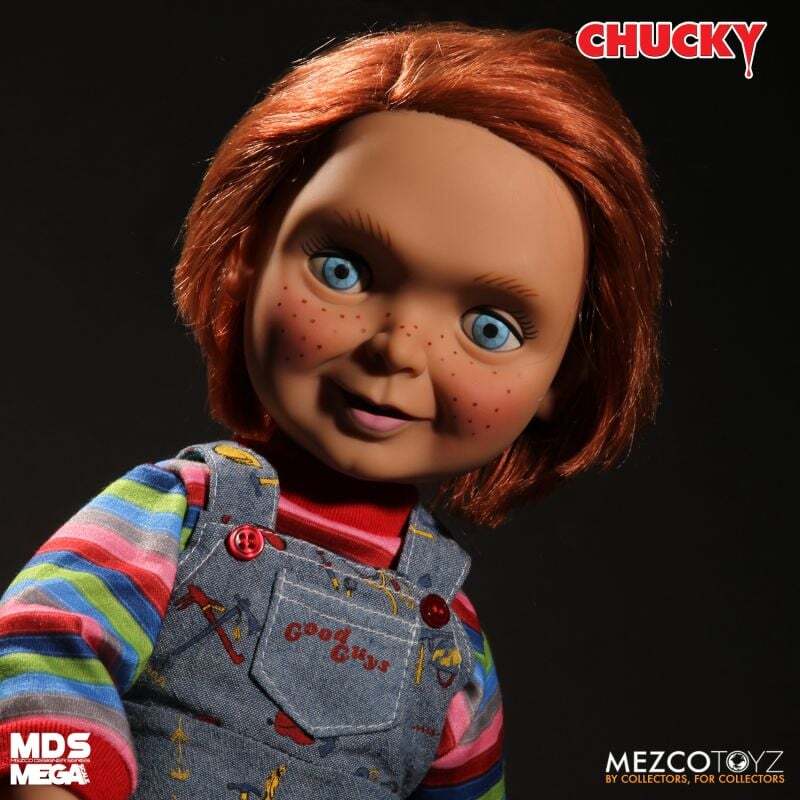 He wants you for a best friend! MDS Mega Scale Talking Good Guys #Chucky is back 😀 Available for preorder Check it out here: mezcotoyz.com/childs-play-ta…