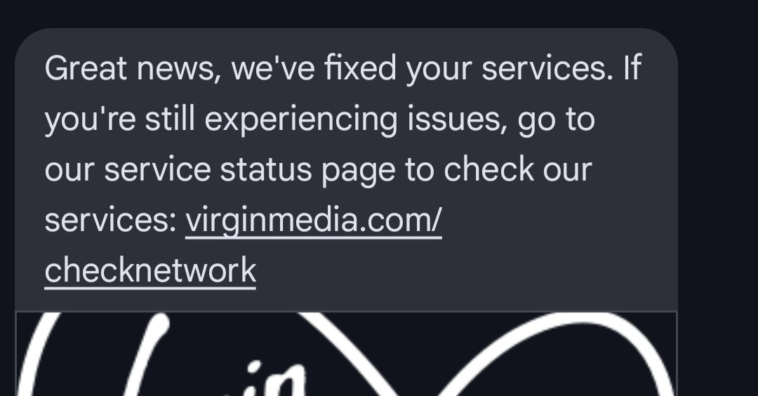 No you haven't @virginmedia
