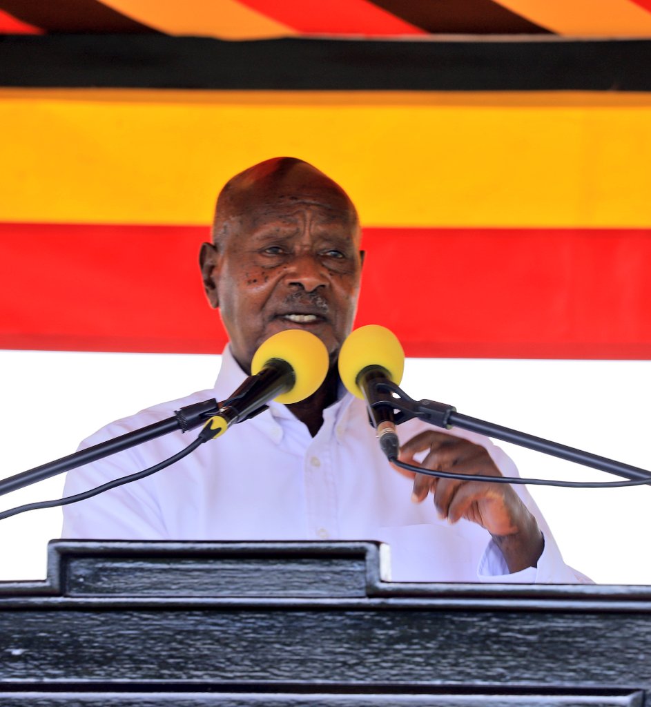 If we utilize our arable land effectively for wealth creation through agriculture, our children will no longer need to seek employment abroad,' President @KagutaMuseveni said. 'The jobs are here, we just need to tap into our potential.'