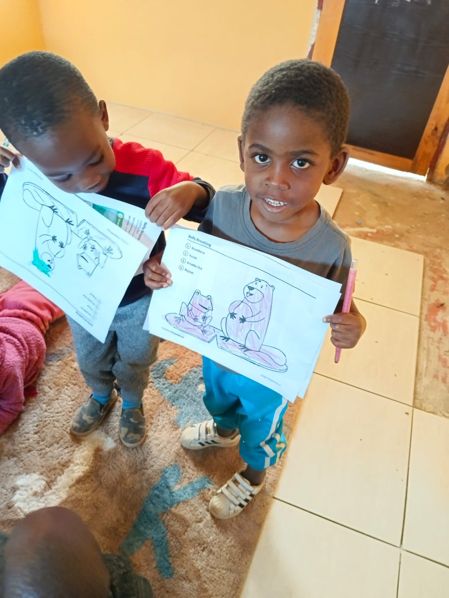 Children in the SOS Children’s Villages in Ennerdale enjoy their colouring time. Colouring helps children develop cognitively, psychologically and creatively. #ChildCare #ChildProtection #ChildRightsAdvocacy
#ChildDevelopment #SOSChildrensVillages #ChildSafeguarding