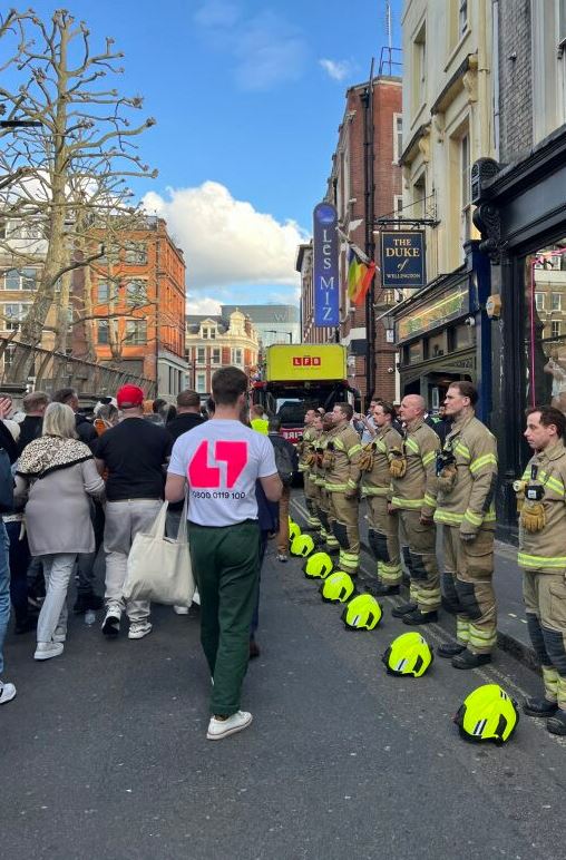 Yesterday our Community Engagement team & @LFBWestminster crews joined the local community at a remembrance service for the 25th anniversary of the Soho Nail Bombing With those targeted all from minority groups, the anniversary was a moment to acknowledge London’s rich diversity