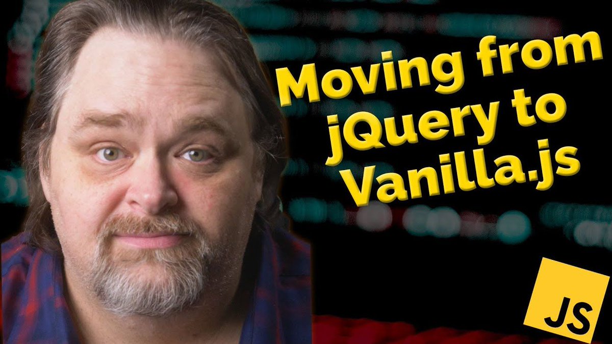 Coding Shorts: Moving from jQuery to Vanilla.js buff.ly/4aFsNBY