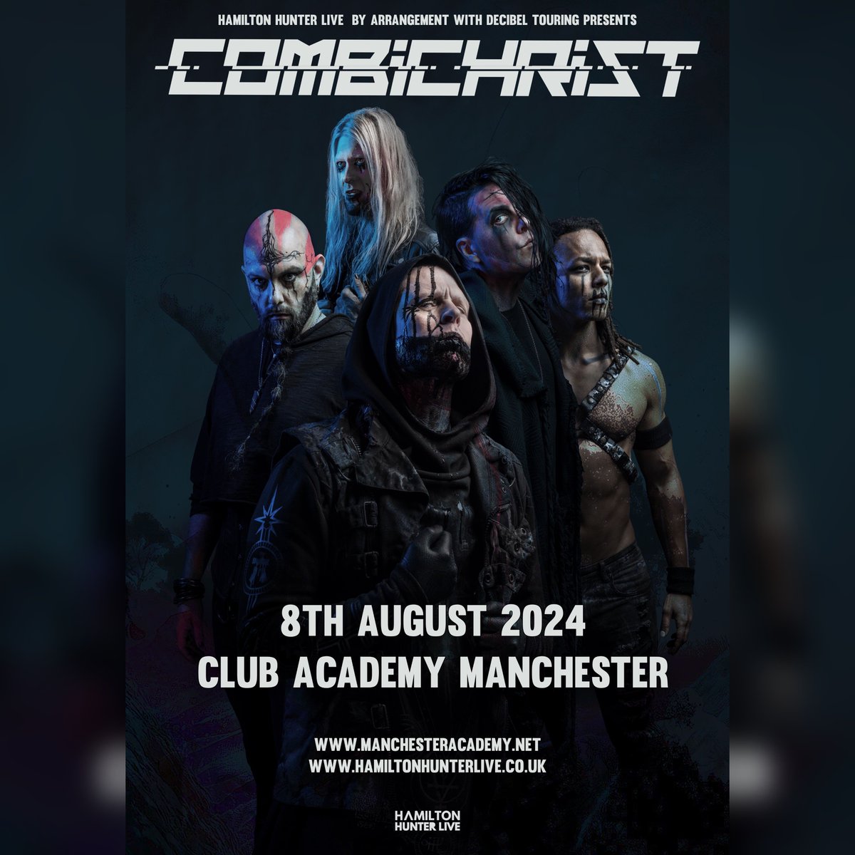 🖤 NEW & ON SALE: @combichristarmy 📅 Thursday 8th August 2024 // Manchester Club Academy 🎫 TICKETS via buff.ly/4bmHPwJ