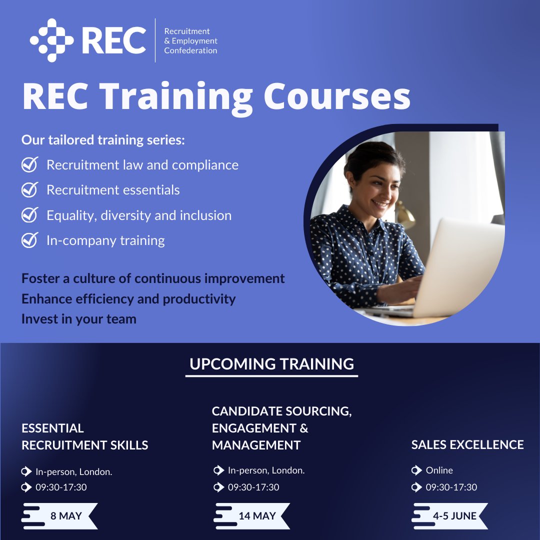 Empower your team with cutting-edge #RECTraining! 🌟 Elevate your firm's performance with courses designed to foster growth, enhance productivity and maximize ROI. Don't miss out on this opportunity! Enrol now to unlock your firm's full potential. 👉bit.ly/3TRyUvW