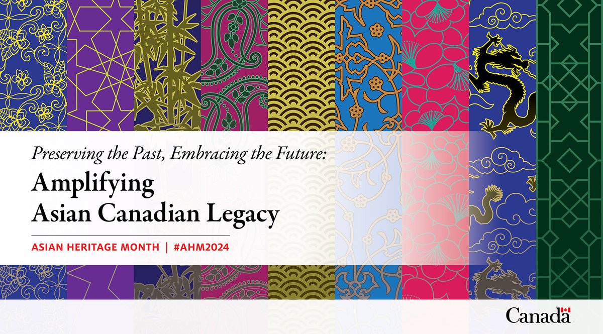 Happy Asian Heritage Month #Ptbo! The 2024 theme is Preserving the Past, Embracing the Future: Amplifying Asian Canadian Legacy. Visit @CdnHeritage online to read about significant events, watch videos & find resources to combat anti-Asian racism. canada.ca/en/canadian-he…
#AHM2024