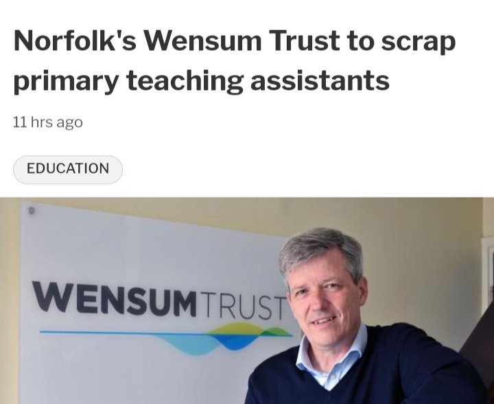 Spin it however you like, Gillian, but this is the reality of education in 2024. 'It is the people closest to the breadline that are being most affected.' edp24.co.uk/news/24280746.…