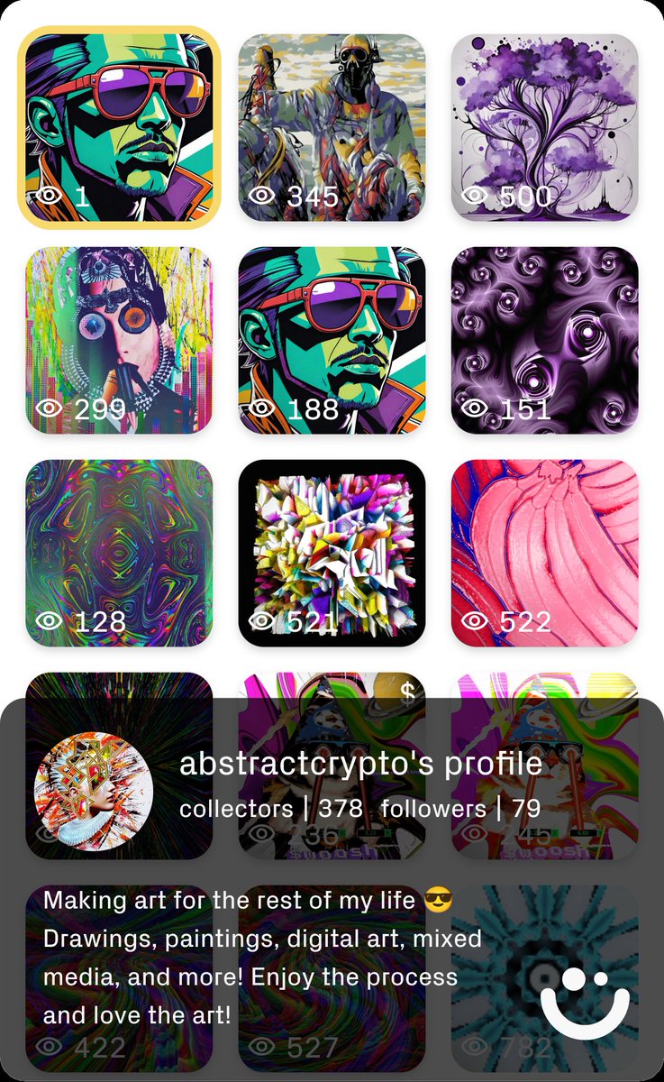 Check out my gallery you can collect with the link below 👇🏼 Check ✅ primitives.xyz/abstractcrypto
