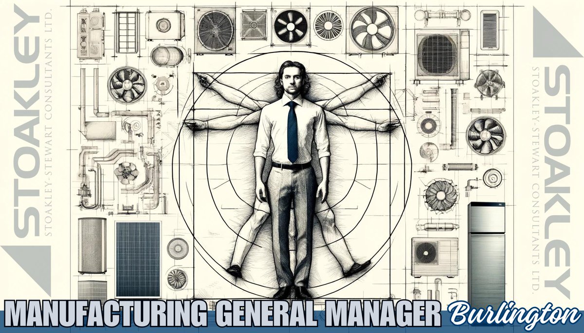 stoakley.com/job/manufactur… Our client, seeking a Manufacturing #GeneralManager, is a storied #manufacturer of commercial & industrial #HVAC & #refrigeration products. Offering a great base salary commensurate with experience, as well as strong medical benefits, RRSP matching & more.