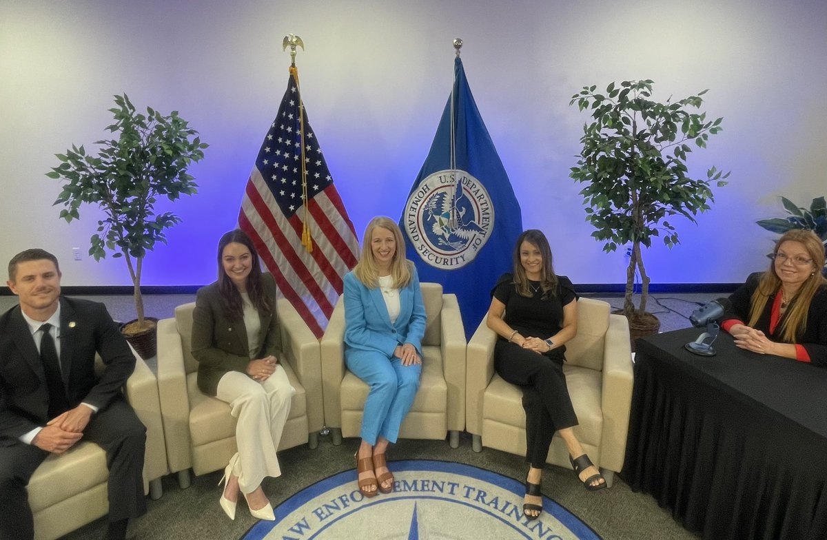 .@Georgia_AG’s Office is proud to partner with @FLETC to create a virtual training on combatting human trafficking! The broadcast airs tomorrow to 127 law enforcement agencies worldwide, followed by a Q&A with our panel.