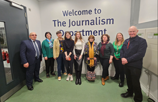 Last week, we welcomed colleagues from universities in Georgia, Moldova, Armenia, and Ukraine with which we have a Twinning agreement. We chatted to chatted about practice in teaching, & how our teaching is responding to changes in the journalism industry. city.ac.uk/news-and-event…