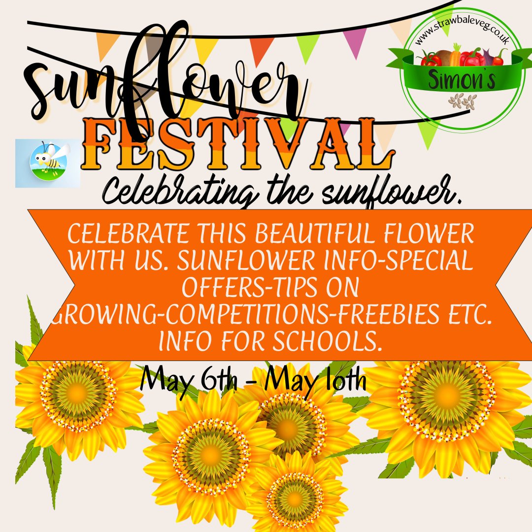 All welcome. We now do Sunflower Growing Kits for schools. Please share with any teacher's, schools etc. Also, mini Kits for parties. strawbaleveg.co.uk/sunflower-grow… #LincsConnect #LincolnshireBlogger #sunflowerfestival #growsunflowers #childrensactivities #partygifts
