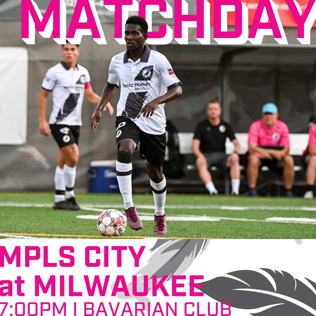 MATCHDAYYYYYYYYY We're in Milwaukee to take on @BavarianSC_Mens tonight and then to drink beer and eat sausages.