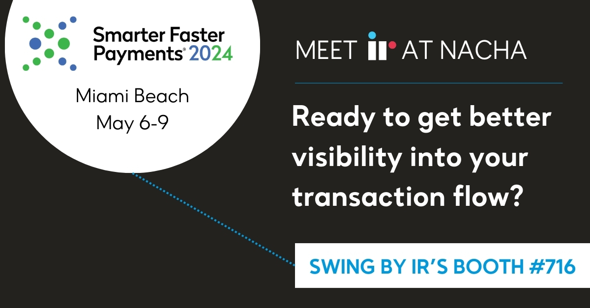 Not long now until NACHA Smarter Faster Payments! If you're heading to Miami Beach this May 6-9 be sure to stop by booth #716 for a chat with the IR team about we can help you simplify payments complexity. #Payments2024 #FedNow #RealTimePayments #HighValuePayments