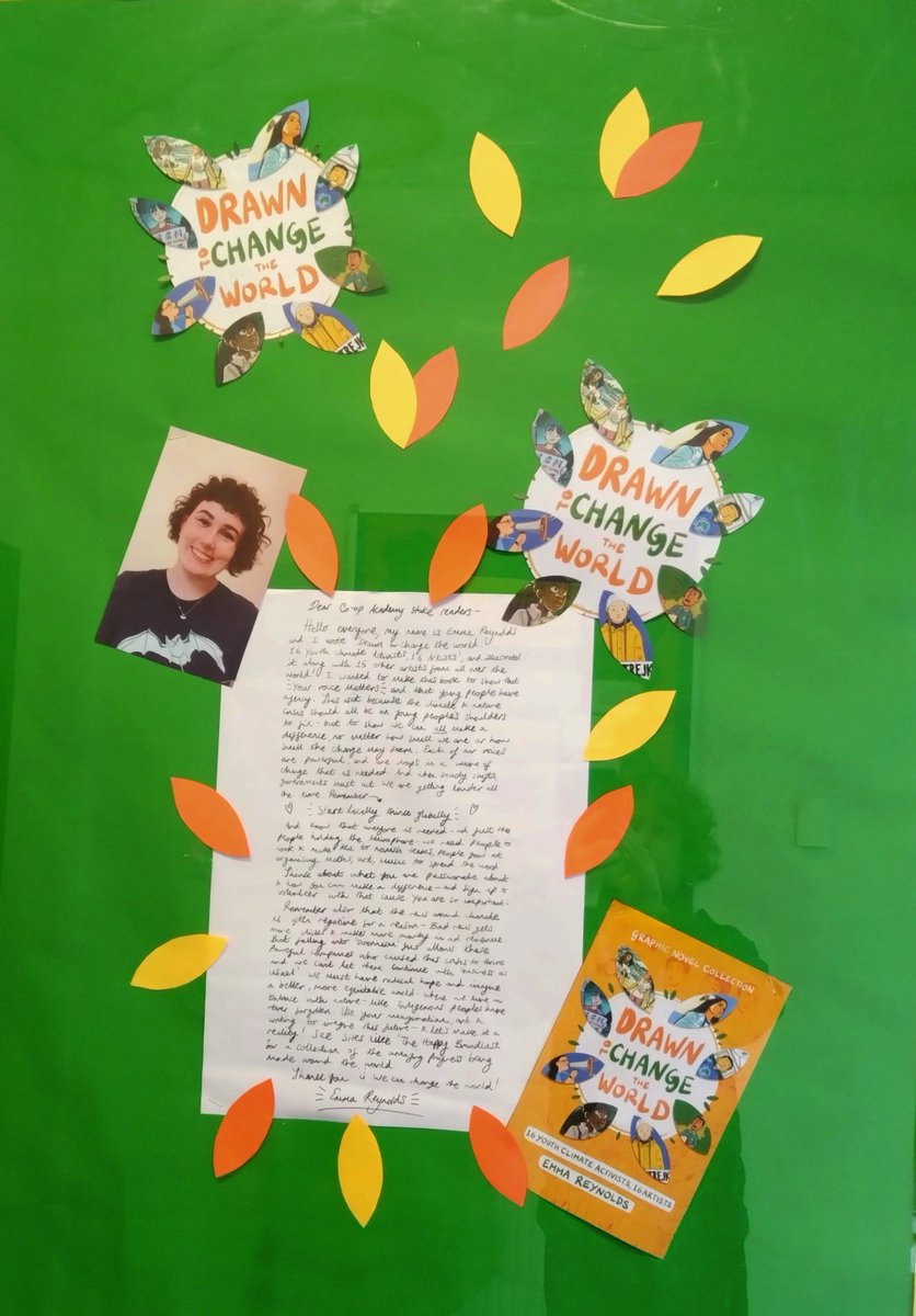 This week's Read of the Week is, unusually, a letter, Author Emma Reynolds @emmaillustrate has written to the Academy, to thank us for reading 'Drawn to change the world' and to remind us about small, everyday changes we can make to help the environment.