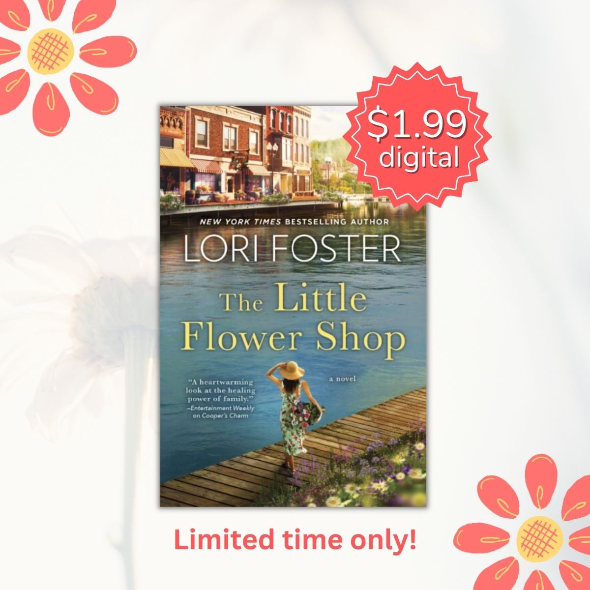 #SALE THE LITTLE FLOWER SHOP is on digital sale for $1.99, limited time only! 'The author masterfully blends heat and sweet in a fast-paced plot helmed by a charming hero and heroine. The result is exactly the heartwarming happily ever after that Foster’s fans expect.'…