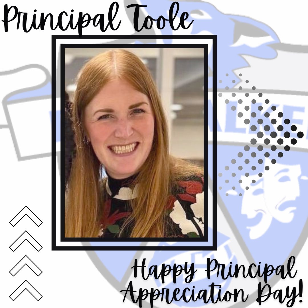 Wishing a happy Principal’s day to our amazing principal, Ms. Toole!