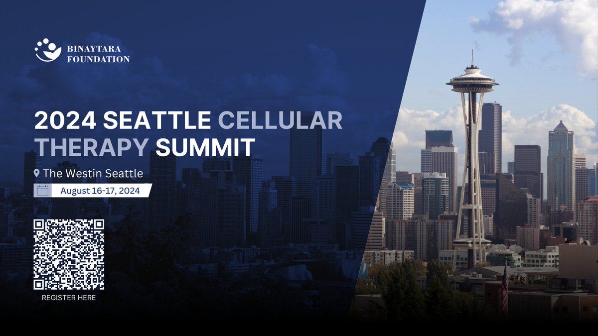 📣 SAVE THE DATE for our upcoming 2024 Seattle Cellular Therapy Summit! Join our co-chairs @mshadman and @KrishPatelMD this August for this anticipated meeting. 🗓️ August 16-17, 2024 📍 The Westin Seattle LEARN MORE 🌐 education.binayfoundation.org/content/2024-s… #CME #oncology #celltherapy