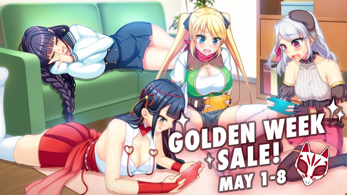 We're giving away $20 USD Steam Credit and our games to celebrate the Golden Week Sale 2024! 🐉 All you have to do is: ① Follow us @KaguraGames ② Retweet this tweet! ③ Enter the giveaway at kaguragames.com/golden-week-sa…