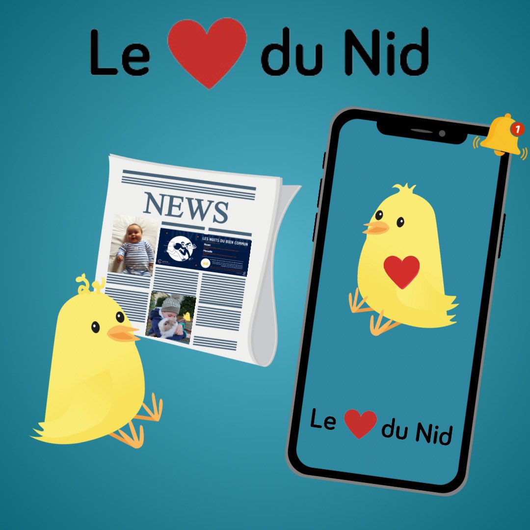 🌟 Nouvelle fonctionnalité sur notre application "Le ❤️ du Nid" : les "Actualités" ! 🌟

📲 télécharger « Le ❤️ du Nid »:
App Store : apps.apple.com/fr/app/le-c%C5…
Play store : play.google.com/store/apps/det…