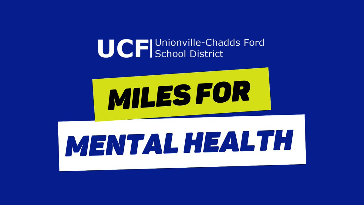 Make a meaningful stride during #MentalHealthAwarenessMonth! Register now for UCFSD’s Miles for Mental Health 5K Run/Walk on Sunday, May 19: bit.ly/ucfsdmilesform…