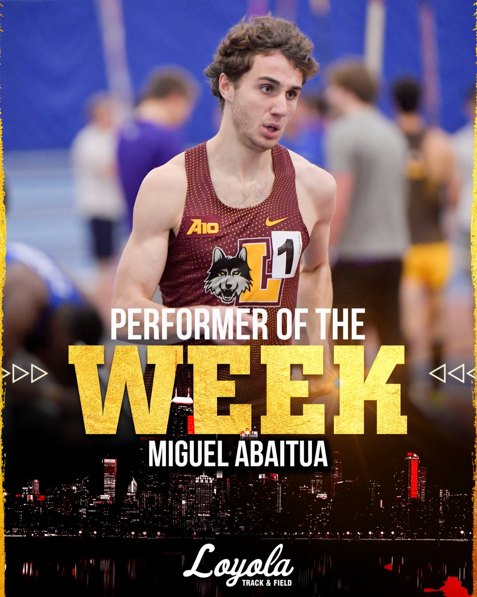 After winning the 800m at the Elmhurst Invitational, Miguel Abaitua is your @atlantic10 𝐓𝐫𝐚𝐜𝐤 𝐏𝐞𝐫𝐟𝐨𝐫𝐦𝐞𝐫 𝐨𝐟 𝐭𝐡𝐞 𝐖𝐞𝐞𝐤! 🐺 📰: bit.ly/3y2MPbq