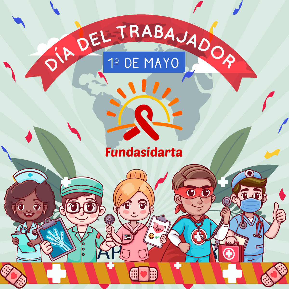 FUNDASIDARTA's tweet photo. El 1 de mayo se celebra el Día Internacional del Trabajador, fecha que honra la lucha histórica de los trabajadores por condiciones laborales dignas y se recuerda la importancia del trabajo y la solidaridad. #TrabajoDigno 
"Por un mundo donde se valore el trabajo de todos". https://t.co/7aFjnLKC5M