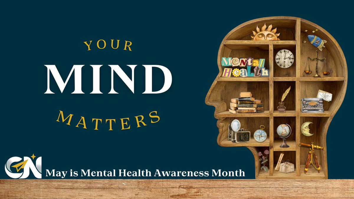 💡 May is Mental Health Awareness Month! CNUSD is committed to eradicating the stigma, providing support, and promoting policies for the well-being of our students and families. Find resources here: bit.ly/3WmLKW6 You are not alone, help is available.