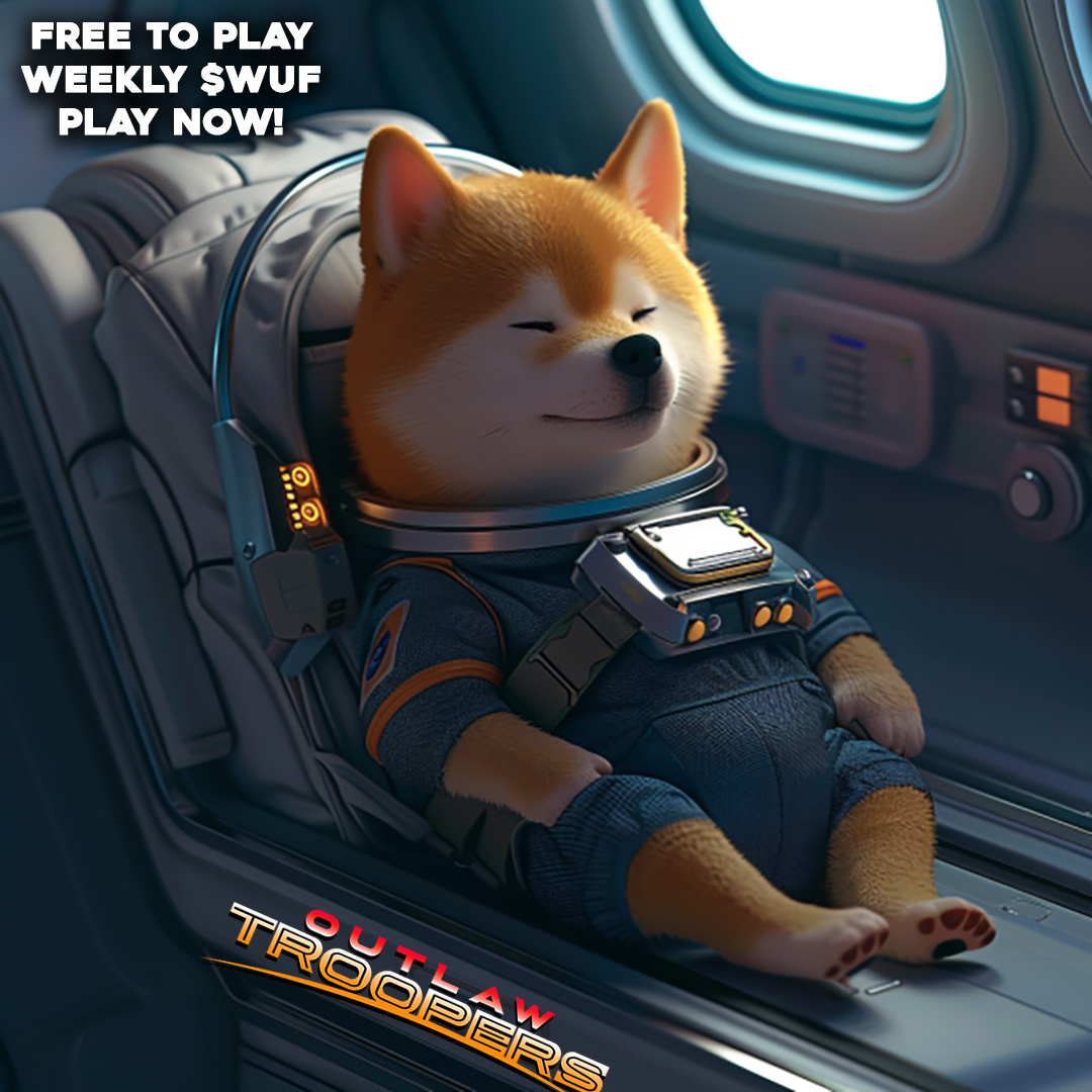 FREE TO PLAY:

The new free-to-play version of Outlaw Troopers is live! 🥳
- No NFTs  required 😎
- No wallet required to try it out!👍
- Win @WUFFI_Inu on the weekly leaderboard 😍
- Win Outlaw Troopers NFTs for top spots🤩

free.outlawtroopers.io 

#FreeToPlay #NFTgame #WUF