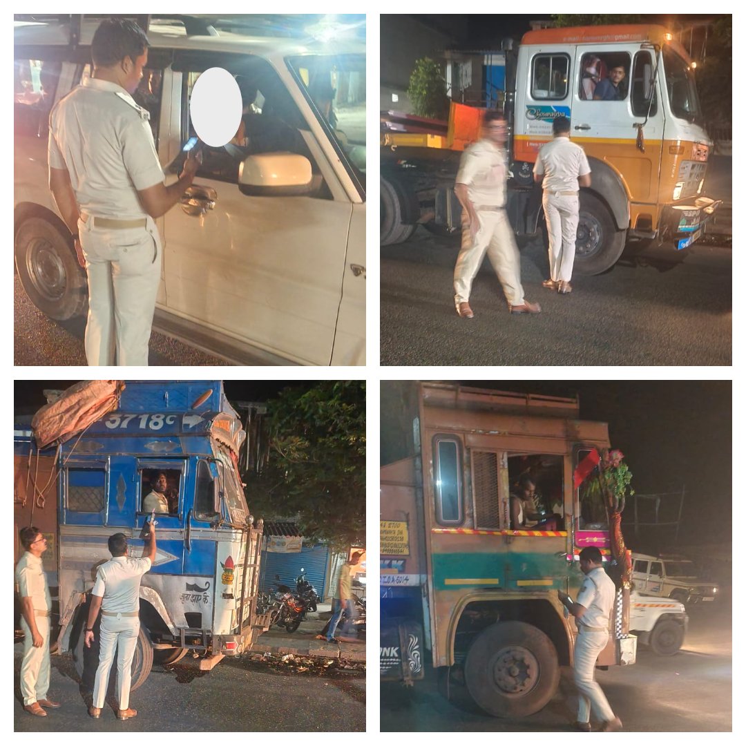 Enforcement against Drunken Drive and Blocking under Lakhanpur PS.