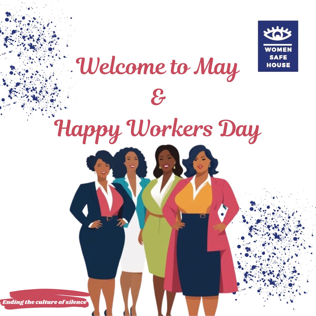 This new month brings a renewed commitment to honor our hardworking individuals on Workers' Day, standing united to end gender-based violence against women and girls. Let's celebrate progress and strive for a safer, more equal world! #womensafehouse #WorkersDay #EndGBV #notorape