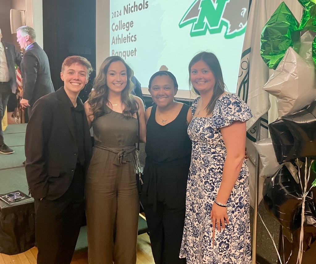 An exciting night at the Nichols College Athletics Banquet as we honored our graduating seniors and some outstanding athletes! Congratulations to So. Allie Silliman as she was honored with the Nancy Ross Memorial Award for Most Outstanding Female Sophmore Athlete!!