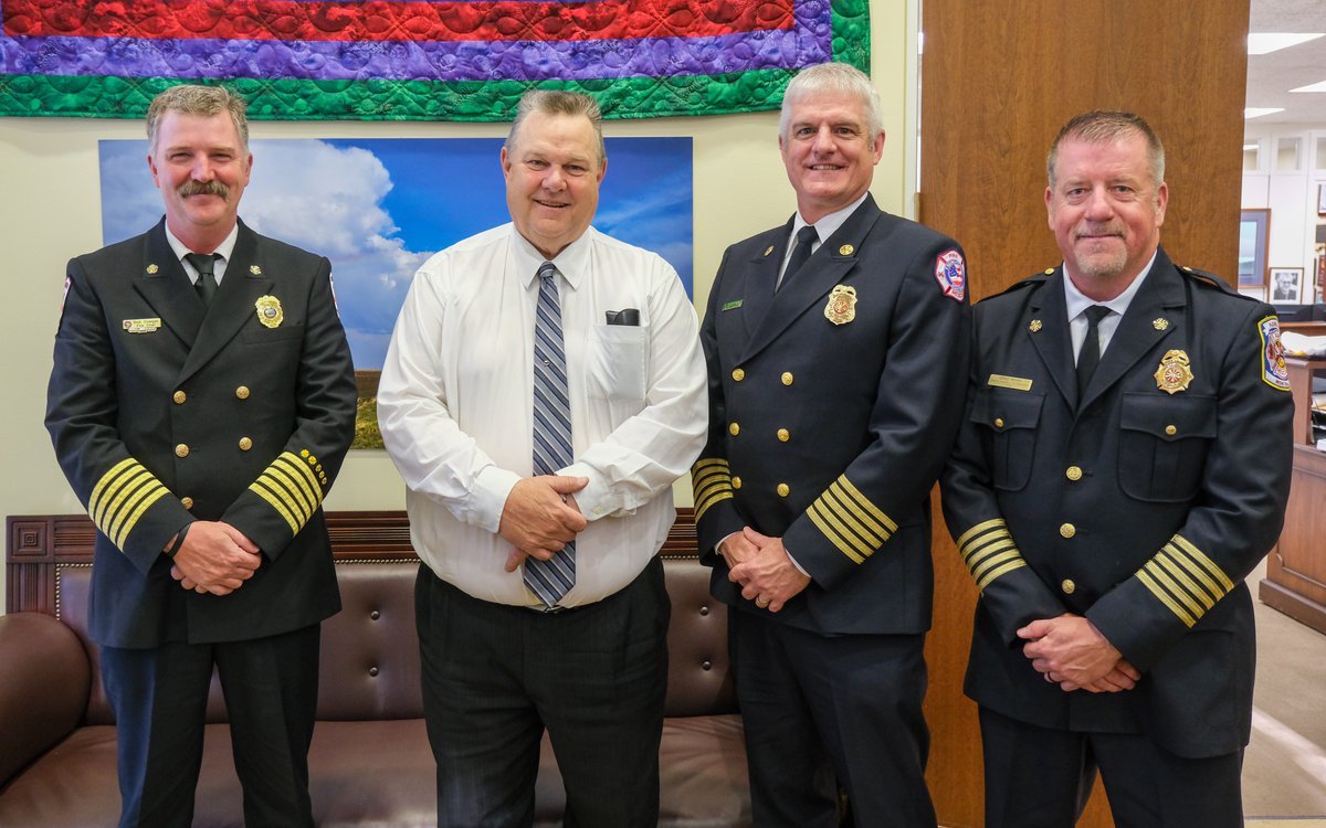 As Chair of the Congressional Fire Services Caucus, it's my job to push for the tools and resources that Montana's brave firefighters need to get the job done safely. I'm grateful for the leadership of these three trusted partners on the ground, Chiefs Cowger, Calnan, and Mohn.