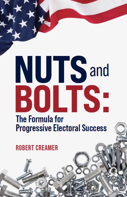 BUY NOW! #NutsandBolts by @DemPartners cofounder @rbcreamer shows, step-by-step, how progressives can win electoral campaigns. Amazon.com: bit.ly/Amazon-and-Nut… Barnes and Noble, bit.ly/43MINzA Bookshop.com: bit.ly/3JePMYt +1