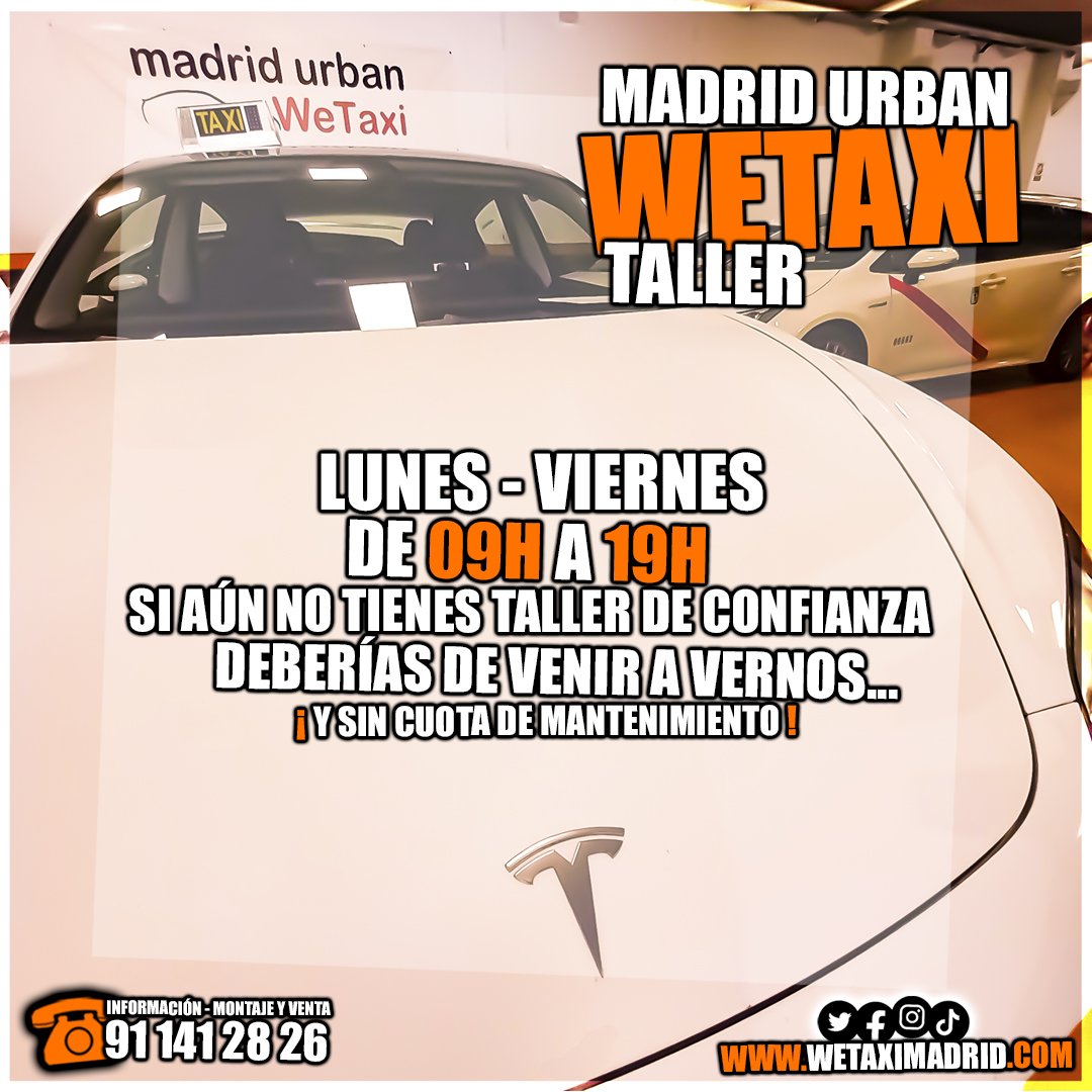 WETAXI MADRID URBAN TALLER 
Info y venta: 91 141 28 26

#taxitronic #taxitaller #taximadrid #taximadrid🚖 #taxi2024 #taxiEspaña #ampetronic #cursocartilla #cursoonline #conductortaxi