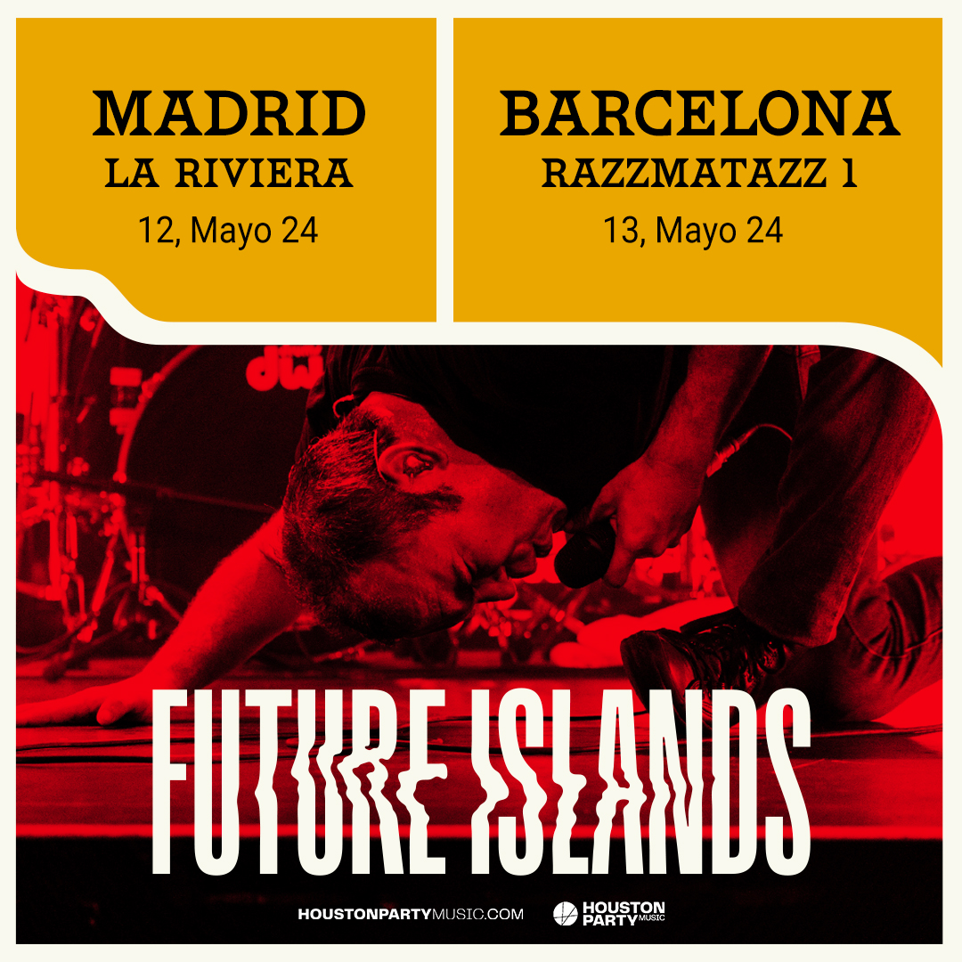 ⚡¡@futureislands nos visitan en mayo!⚡ Para presentarnos su nuevo disco 'People Who Aren't There Anymore' sobre los escenarios 🎶🎉 🔹Madrid, 12 de mayo 🔹Barcelona, 13 de mayo Consigue tus entradas 🎫👉 bit.ly/49y9yJK