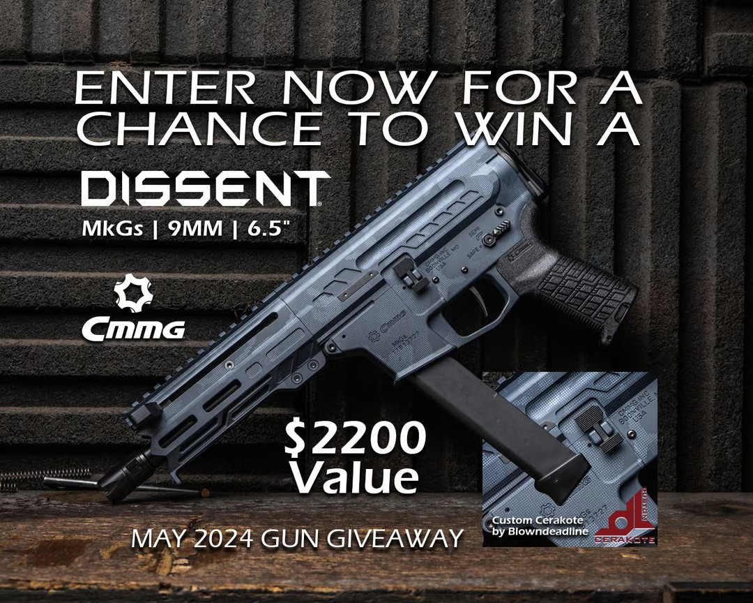 Win a CMMG Dissent

Giveaway ends May 31st 

Link in comment ⬇️

#gungiveaway #winagun #ItsTheGuns