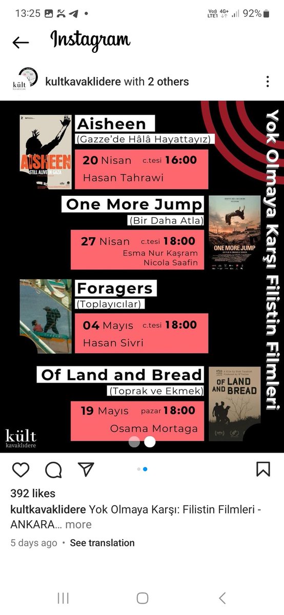 سلسلة افلام وثائقية عن فلسطين وغزة،يليها كلمات توضح حرب الابادة على شعبنا. سأتشرف بالقاء كلمتي بتاريخ 19/05/2024.الحضور مفتوح للجميع.