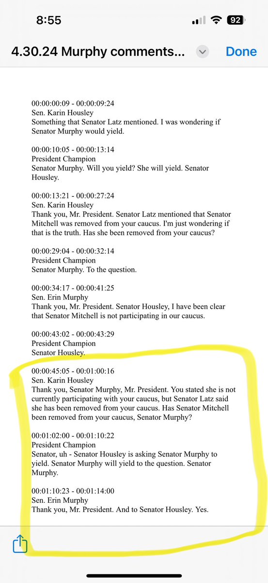 Democrats said Sen Mitchell was no longer a part of their caucus yesterday. Today, when they realized the senate makeup would be 33-33-1 and that would impact committee proportions, they back-tracked. They are lying to the people. #mnleg