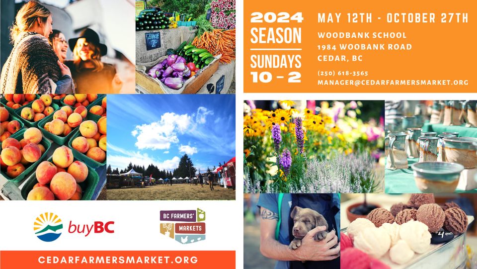 The countdown begins as the Cedar Farmers Market gears up for its grand reopening this month! 🎉

 Get ready to dive into local flavors, handmade treasures, and community spirit. Mark your calendars and bring your appetite! 📆🥕