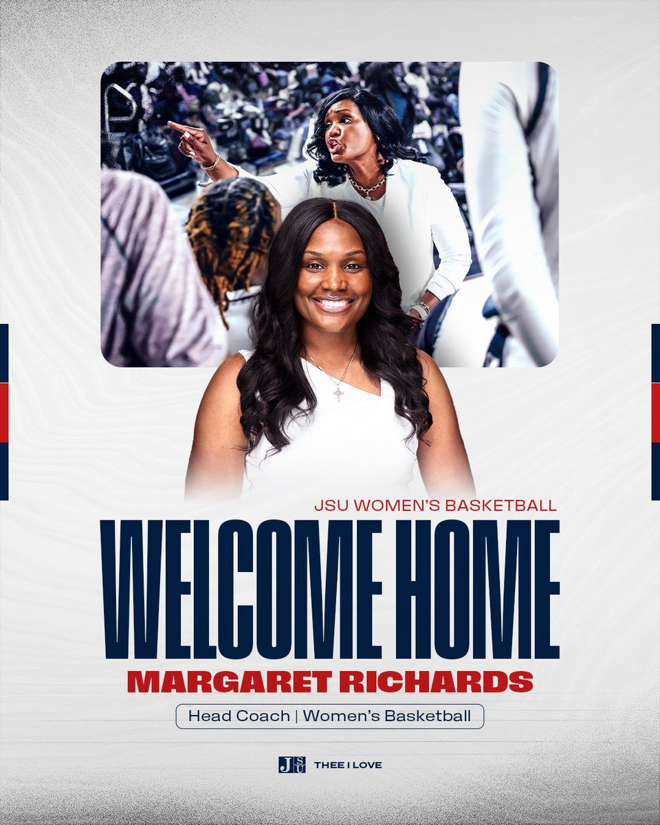 Welcoming our leader of THEE Dynasty, head coach Margaret Richards‼️ #TheeILove | #GoJSUTigersWBB🐅